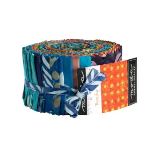 Moda Fabrics Beachy Batiks Jelly Roll