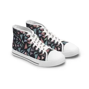 Mosiac Pattern Women's High Top Sneakers