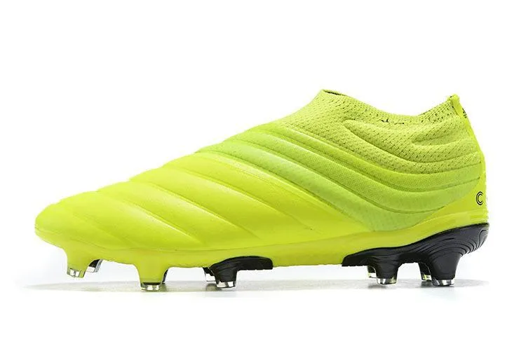 New Adidas Copa 19   FG 2019 Soccer Cleats Shoes Bright Green Black