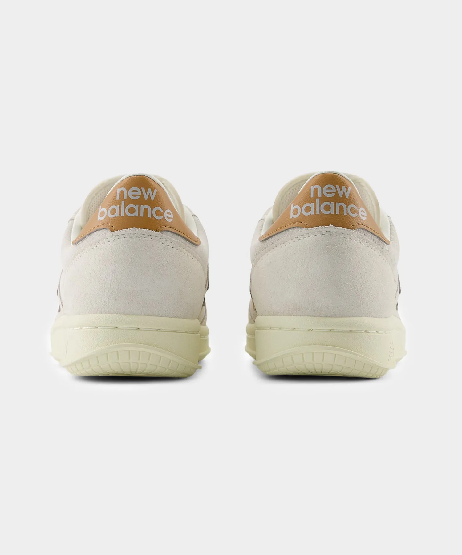 New Balance T500 Court in White   Tan