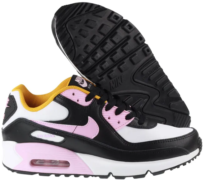 Nike Shoes Junior Air Max 90 Black Light Arctic Pink Leather