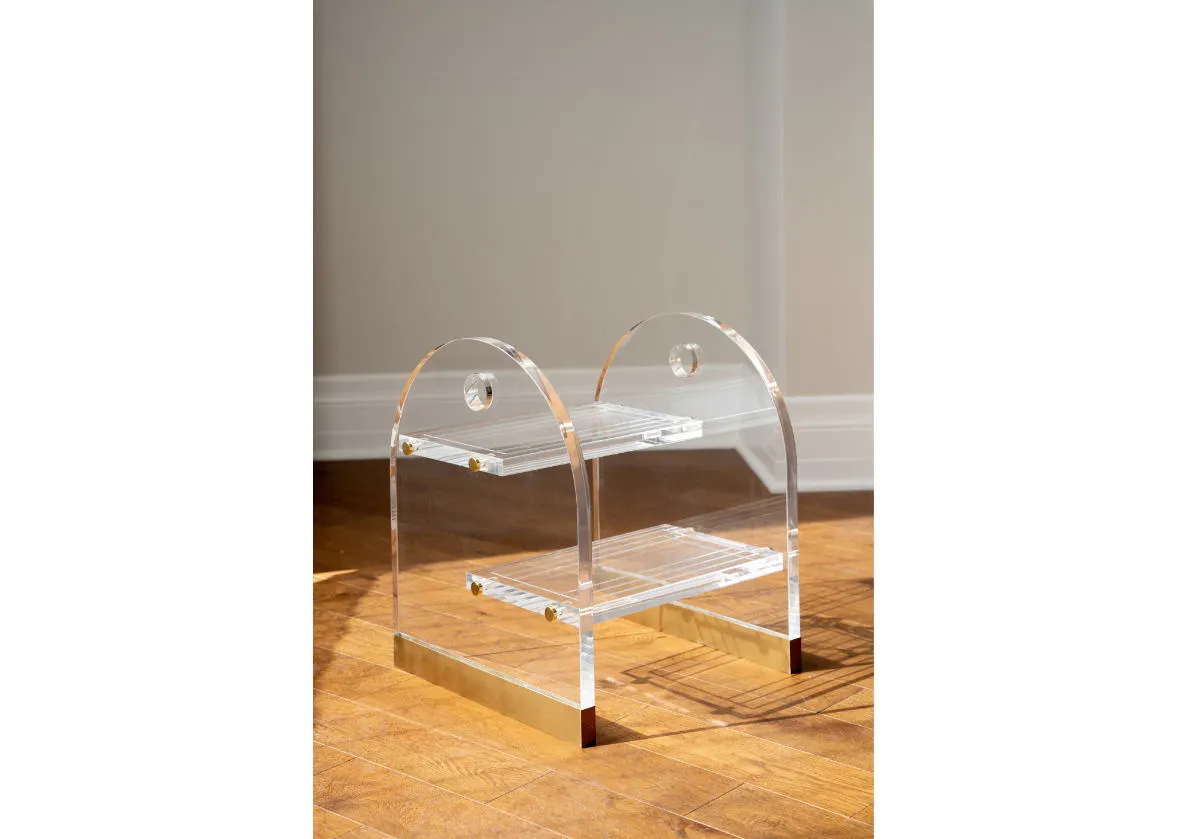 ODETTE LUCITE STOOL