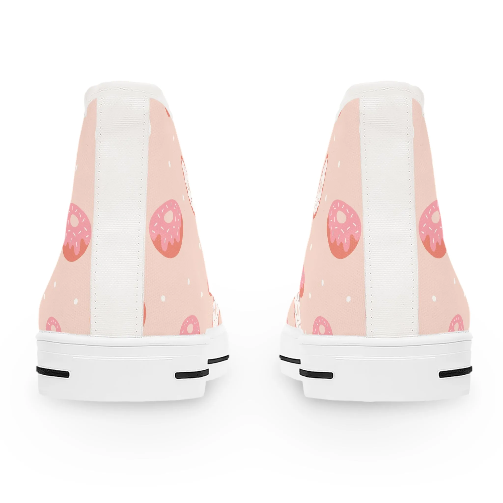 Pink Donuts Women's High Top Sneakers