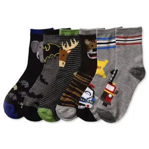 Pode Boy's Crew Socks Assorted Designs PR-PLAY (12 units)