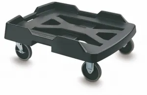 RUBBERMAID CARRIER DOLLY W/RETENTION STRAP 73x56.5x25.4cm BLACK