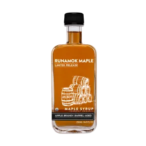 Runamok: Apple Brandy Barrel-Aged Maple Syrup