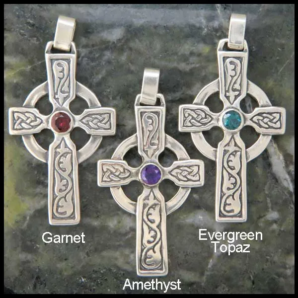 Sterling Silver Abbey Cross Pendant