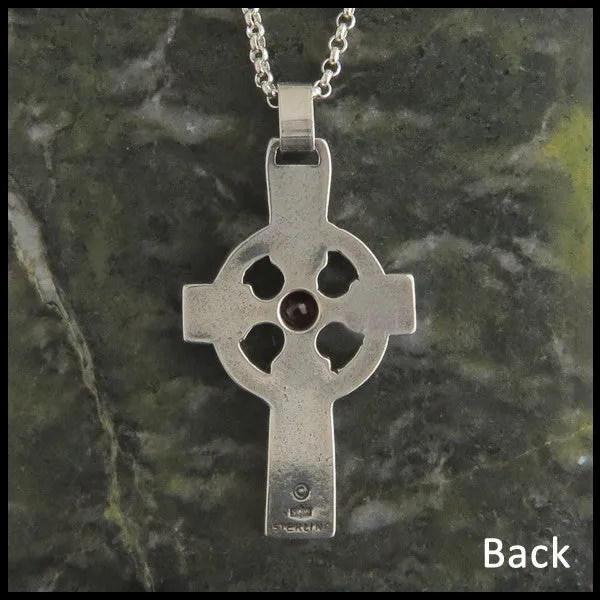 Sterling Silver Abbey Cross Pendant