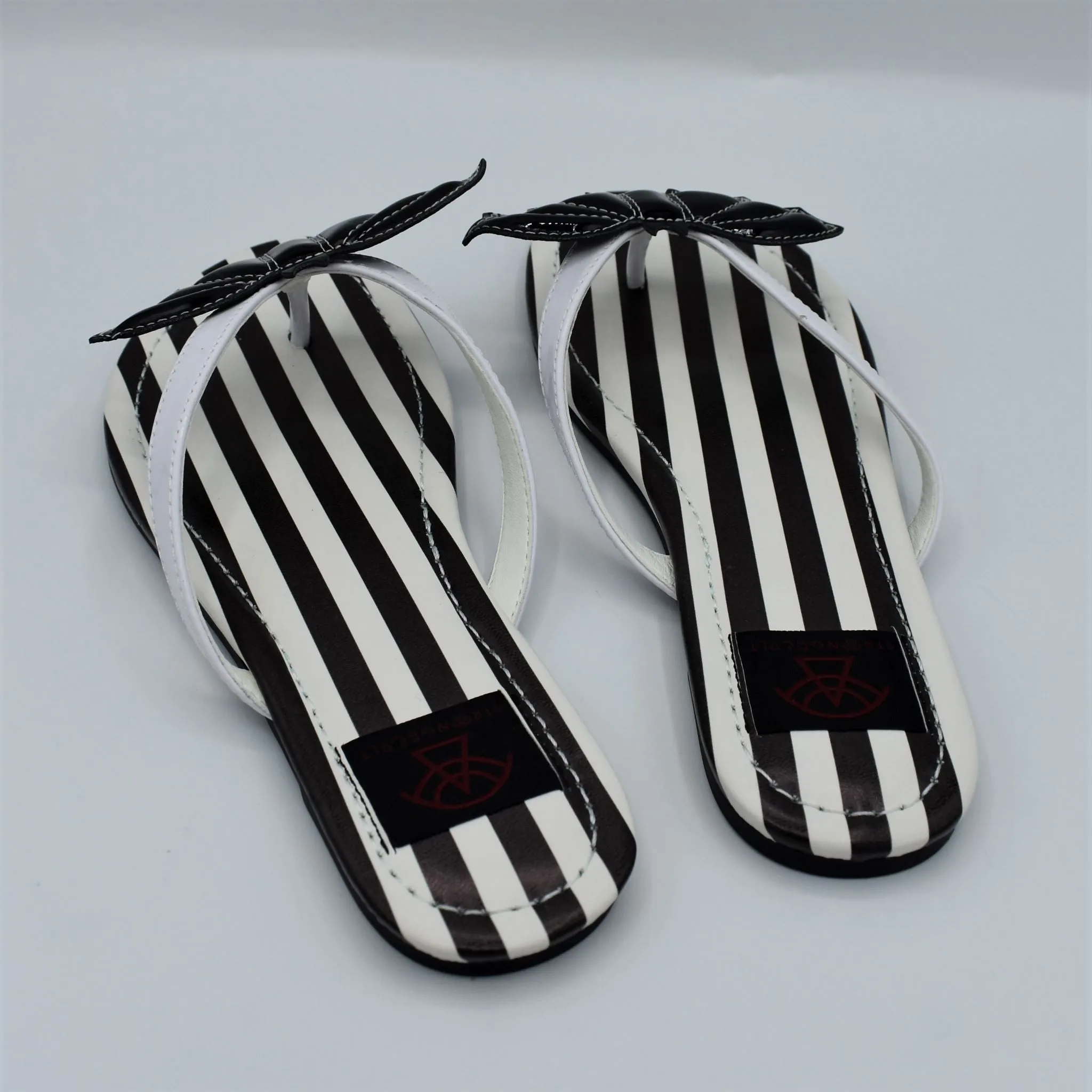 Striped Batty Betty Sandal- STRANGE CVLT