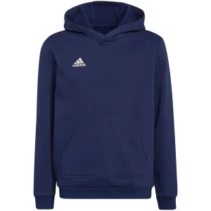 Sweatshirt For Kids Adidas Entrada 22 Hoody Navy Blue H57517 140Cm