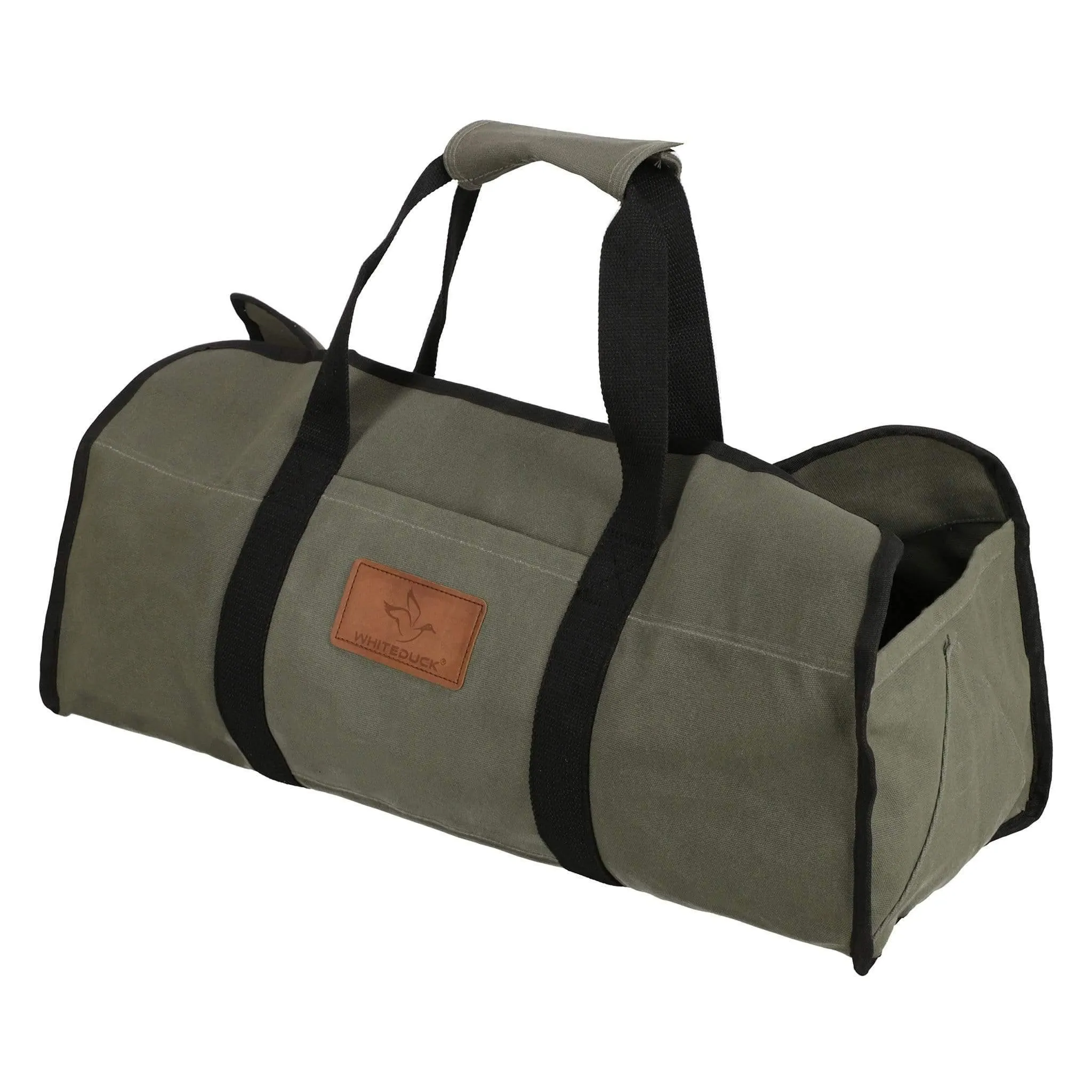 Tote Shape Canvas Firewood Log Carriers